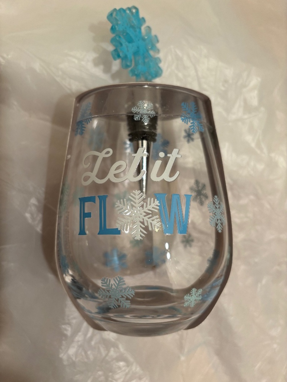 NWT Stemless Wine Glass